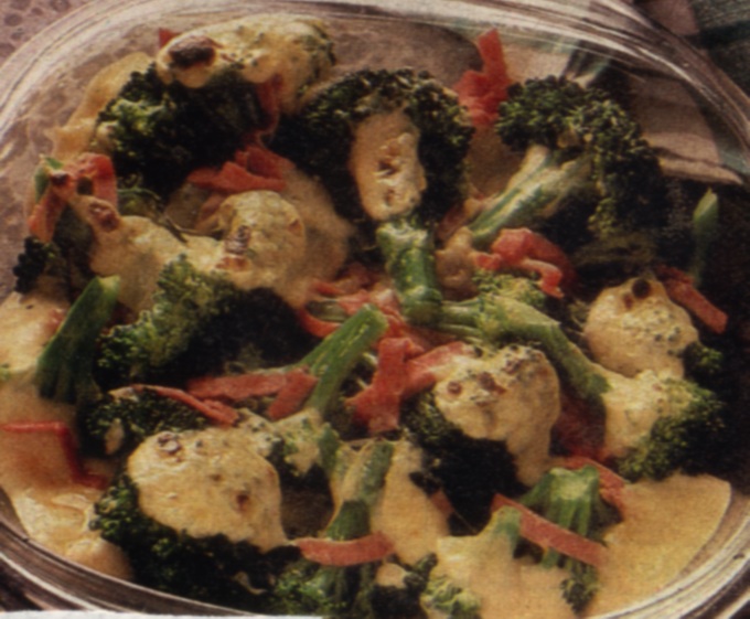 Brokoli mit K�sehaube