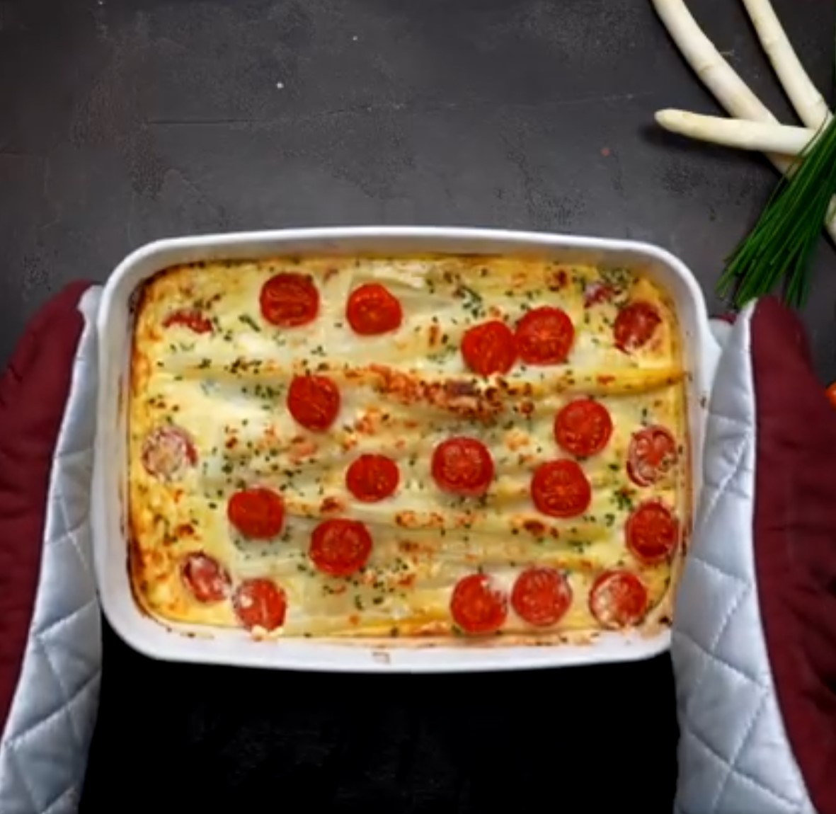 Spargel aus dem Ofen