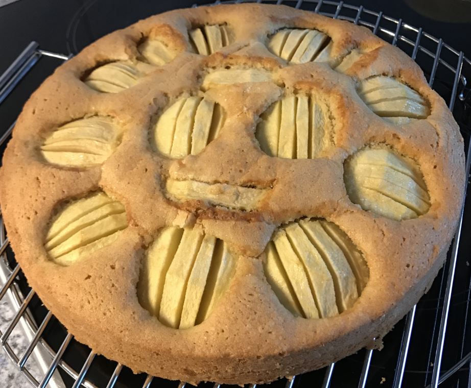 Versunkener Apfelkuchen